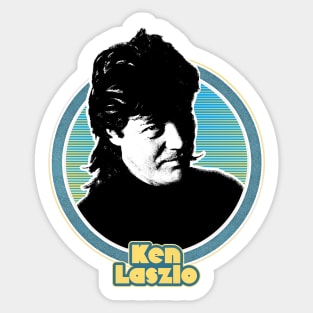 Ken Laszlo /// Retro Italo 80s Fan Design Sticker